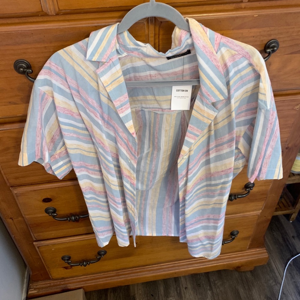 Cotton On oversized button down w tags never worn